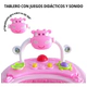 Andador Bebe Con Manija Y Tablero De Juegos Didácticos Gugga