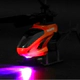 Helicóptero de Juguete Recargable USB Luz Led Doble Hélice Con Sensor ROJO