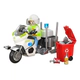 Playset Muñecos Obreros De Calles C/motocicleta Luz Y Sonido