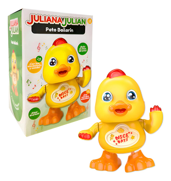 Juliana Y Julián Gorila Bailarín Divertido Con Luz Y Sonido