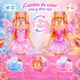 Muñeca Barbie Hada Con Alas Cambia Color Con Varita Mattel