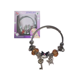 Pulsera Infantil Tipo Charm Kuromi Hello Kitty