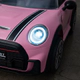 Auto A Batería 12v Mini Cooper Control Padres Sonido Luz ROSA