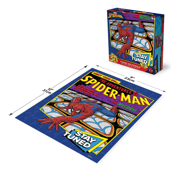 Puzzle Rompecabeza X 100 Piezas Spiderman Aventuras En 3d