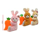 Peluche Conejo Con Zanahoria Suave 40cm Phi Phi Toys