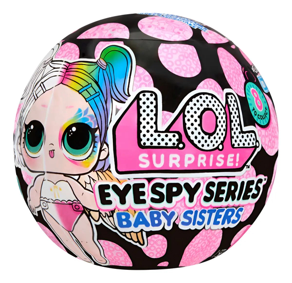 Muñeca Lol Surprise Spy Series Baby Sisters Cambia De Color