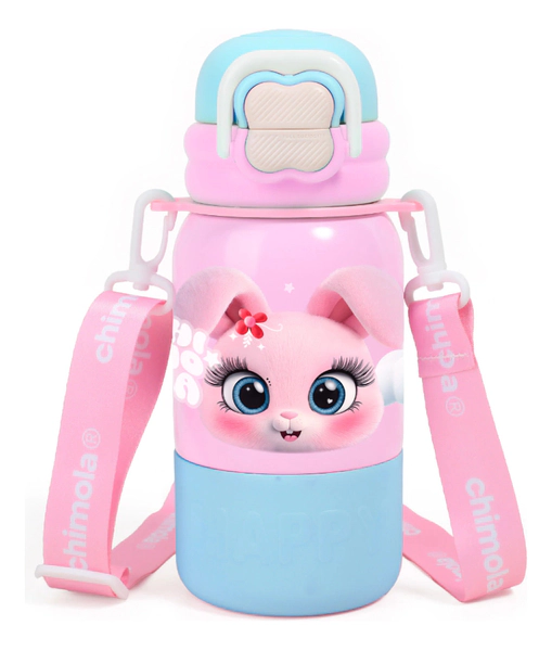 Botella Chimola Térmica Con Correa Bunny