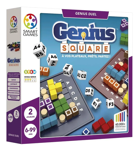 Juego Mesa Genius Square Desafio Logica Tapi Sharif Express