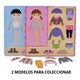 Rompecabezas De Madera Niña Con Encastre Formas Con Ropa
