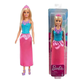 Barbie Original Princesa Pollera Rosa Mattel