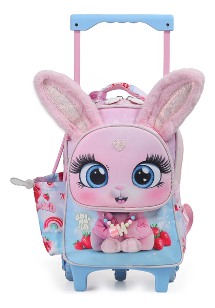 Mochila Carro Escolar Chimola Bunny 12 Pulgadas Conejito