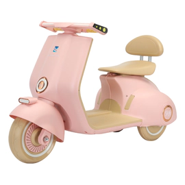 Moto Eléctrica A Bateria Infantil Rosa Scooter
