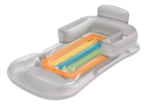 Colchoneta Sillón Inflable Vaso Flotador Pileta 1.61m X 84cm