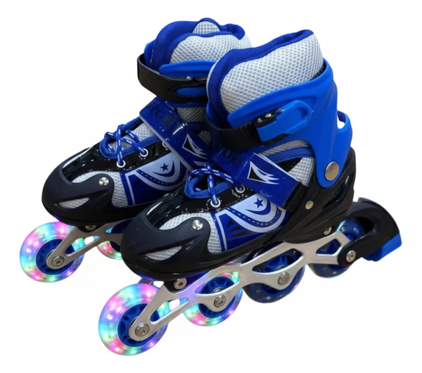 Patin Roller Extensible 4ruedas Luminosas Con 3 Modos De Uso