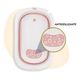 Bañera Bebe Plegable Ultra Compacta C/ Termómetro Para Bebes