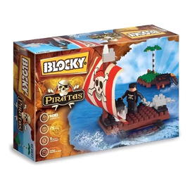 Blocky Balsa Pirata (100 Piezas)