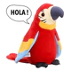 Peluche Loro Hola Lolo Repite Lo Que Dices Multicolor