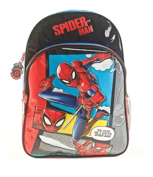 Mochila Spider-man Sense Celeste Espalda 16 Original