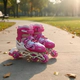 Rollers 4ruedas Extensible C/set De Protección Bolso Julieta