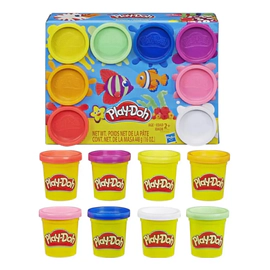 Set De Masas Hasbro Play Doh Original 8 Potes Neón Brillante