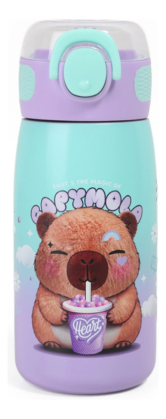 Chimola Botella Térmica 470 Ml Capymola Bz87 Color Agua