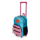 Mochila De 17 Carro Con Flor, Glitter Y Metalizada Zaphir
