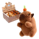 Llavero De Carpincho Con Chicle De Peluche 12 Cm