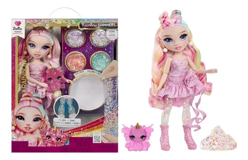 Muñecha Rainbow High 30cm Doll Slime Shimmers Bella