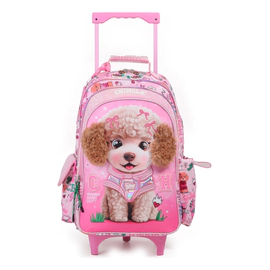 Chimola Mochila Escolar Con Carro 18 Pulgadas Poodle