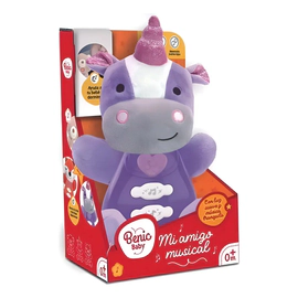 Peluche Unicornio Benic Baby Con Luces Y Sonidos