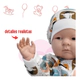 Bebe Reborn Bebote Real Muñeco 1 Kilo 45cm Cert Nacimiento