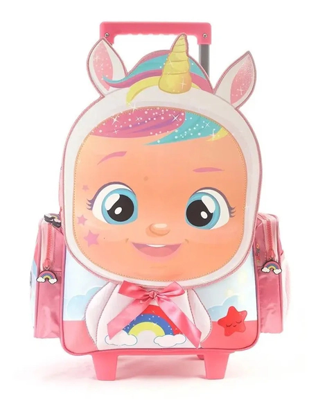Mochila Cry Babies Dreamy Con Carro 15 Original Wabro