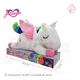 Unicornio De Peluche Luminoso Con Alas Luz De Noche Juliana