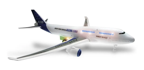 Avión De Juguete Simula Real Electrónico Con Luces Y Música
