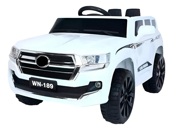 Auto A Batería Toyota 12v Control Remoto Padres Luz Sonido BLANCO