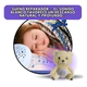 Peluche Osito Proyector De Luz Con 3 Colores Y 10 Sonidos