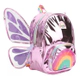 Mochila Metalizada Con Alas Mariposa 12 Pulgadas