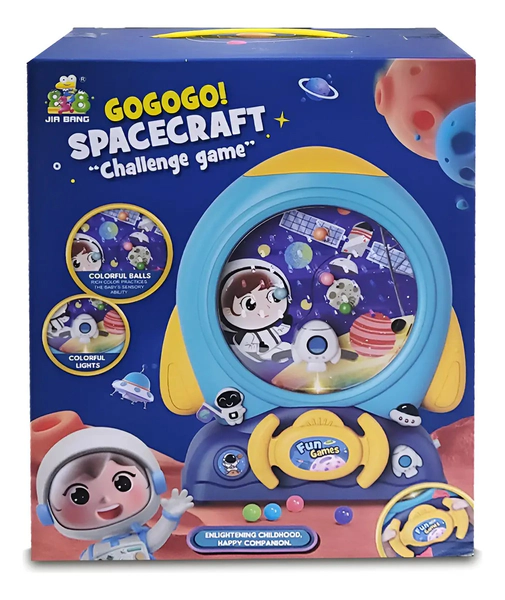 Juego De Mesa Pinball Cohete Niños Electrónico Juego Embocar