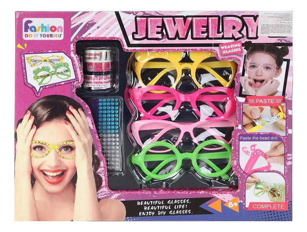 Gafas De Juguete Con Accesorios Para Niños 4 Pzs Multicolor