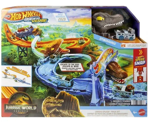 Hot Wheels Racer Verse Jfp32 Pista Choques Y Chapuzones