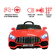 Auto A Batería 6v Deportivo Merce Control Remoto Padres Sonido Luz