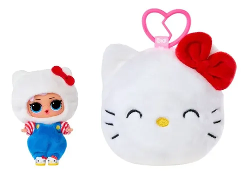Muñeca Lol Surprise Hello Kitty & Friends Peluche Reversible