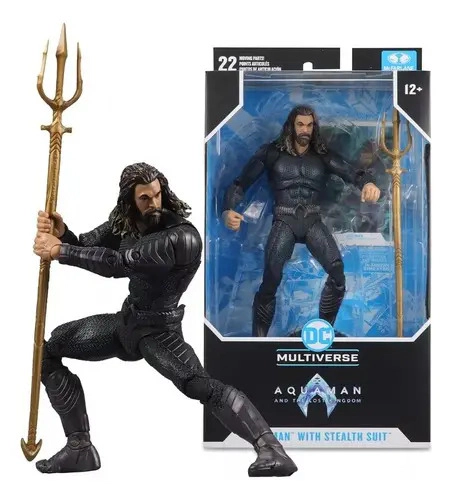 Figura De Accion Dc Multiverse Aquaman Stealth Suit 18cm