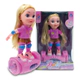 Muñeca Patina Hoverboard Gira 360° Luz Sonidos Original
