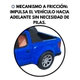 Camioneta Pick Up Color Negro A Fricción Detalles Realistas