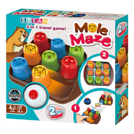 Juego Mole Maze 2 En 1 De Reacción Rápida Y Memoria Infantil