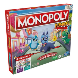 Juego De Mesa Monopoly Junior 2 Juegos En 1 Hasbro F8562