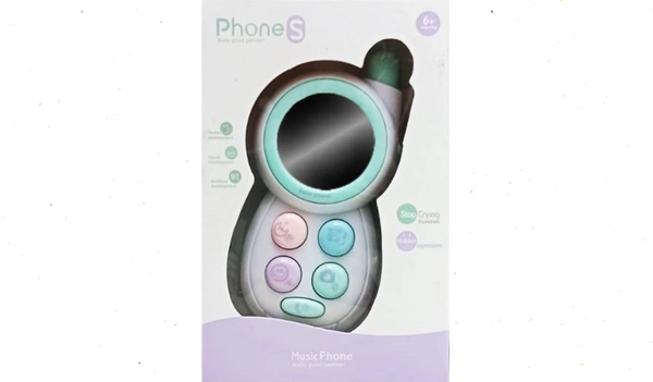 Celular Didactico Musical Bebe C/ Luz Y Espejo