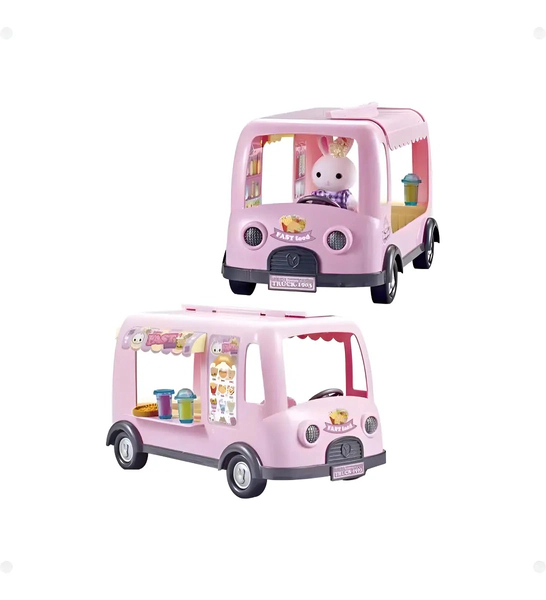 Conejitos Families Furgoneta Carro Fast Food Coleccionables