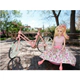 Muñeca Cami Style Con Bicicleta Y Vestido Carinito